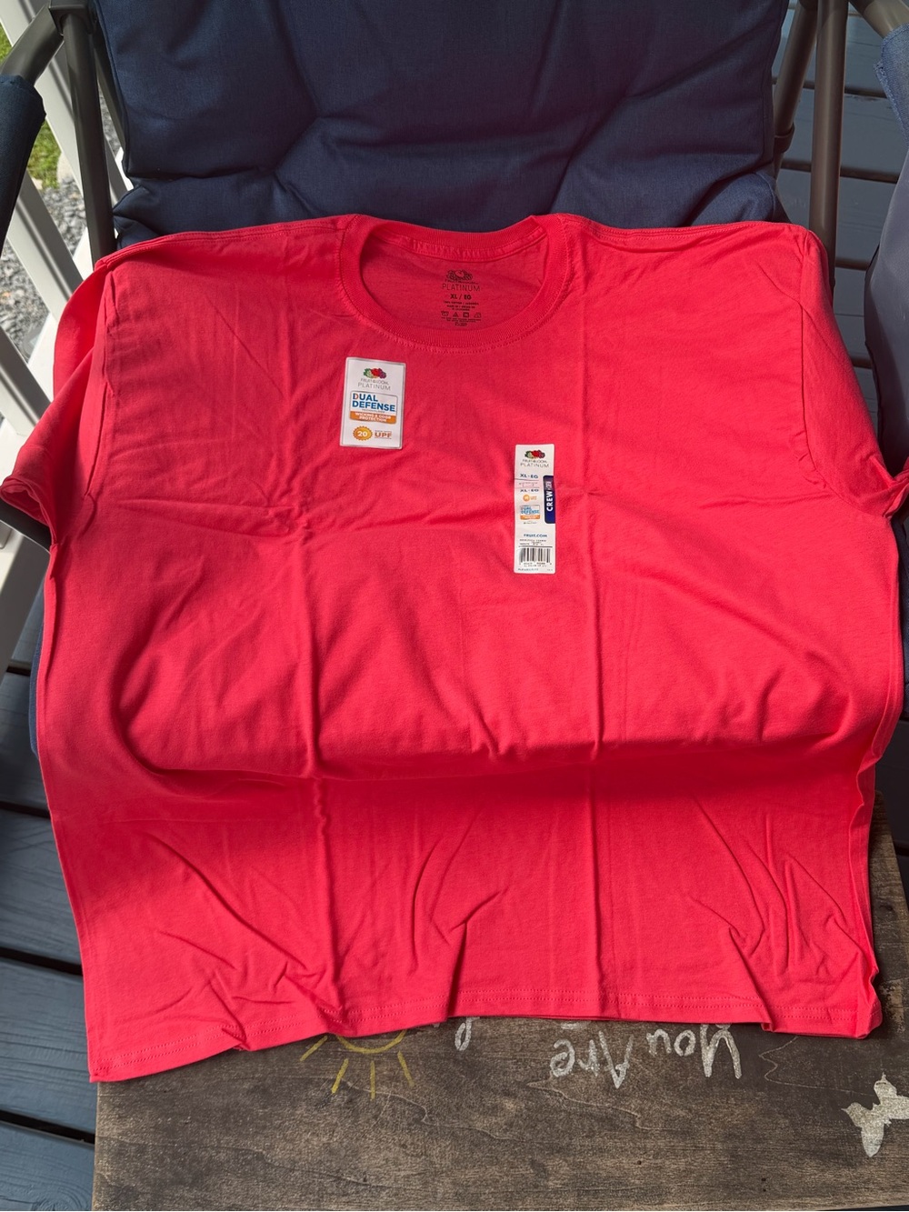 Fruit of the Loom Pink Crewneck T-Shirt
